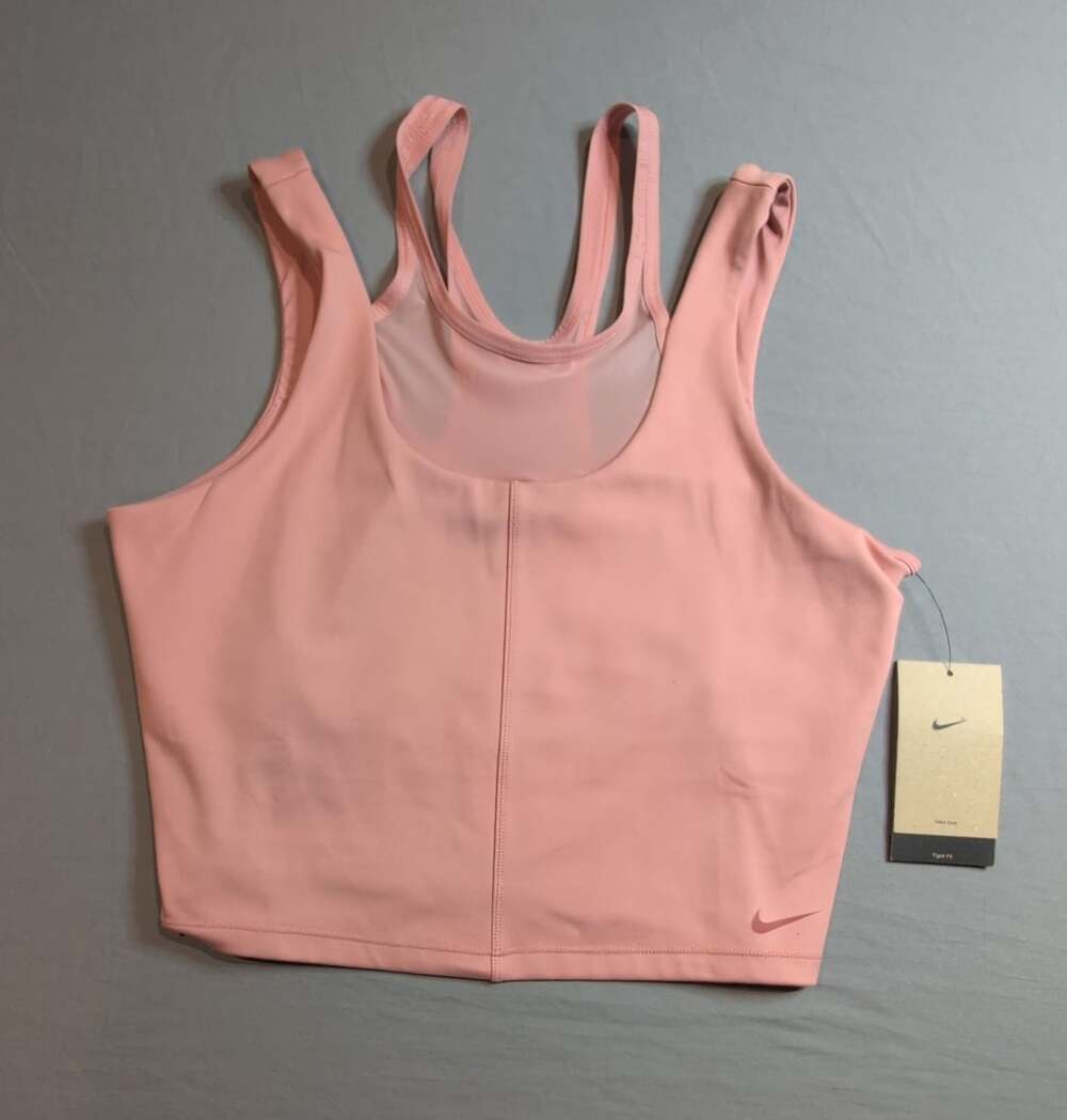 Nike One Dri-FIT Tight Fit Cropped Tank Top Pink